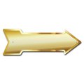 Amistad 6 x 18 in. Wide Gold Arrow Sign AM2160094